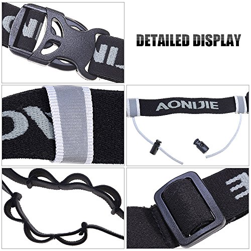Pacote de cintura, Andoer Triathlon Marathon Race Number Belt Esporte ao ar livre Motor Corrida Cicl