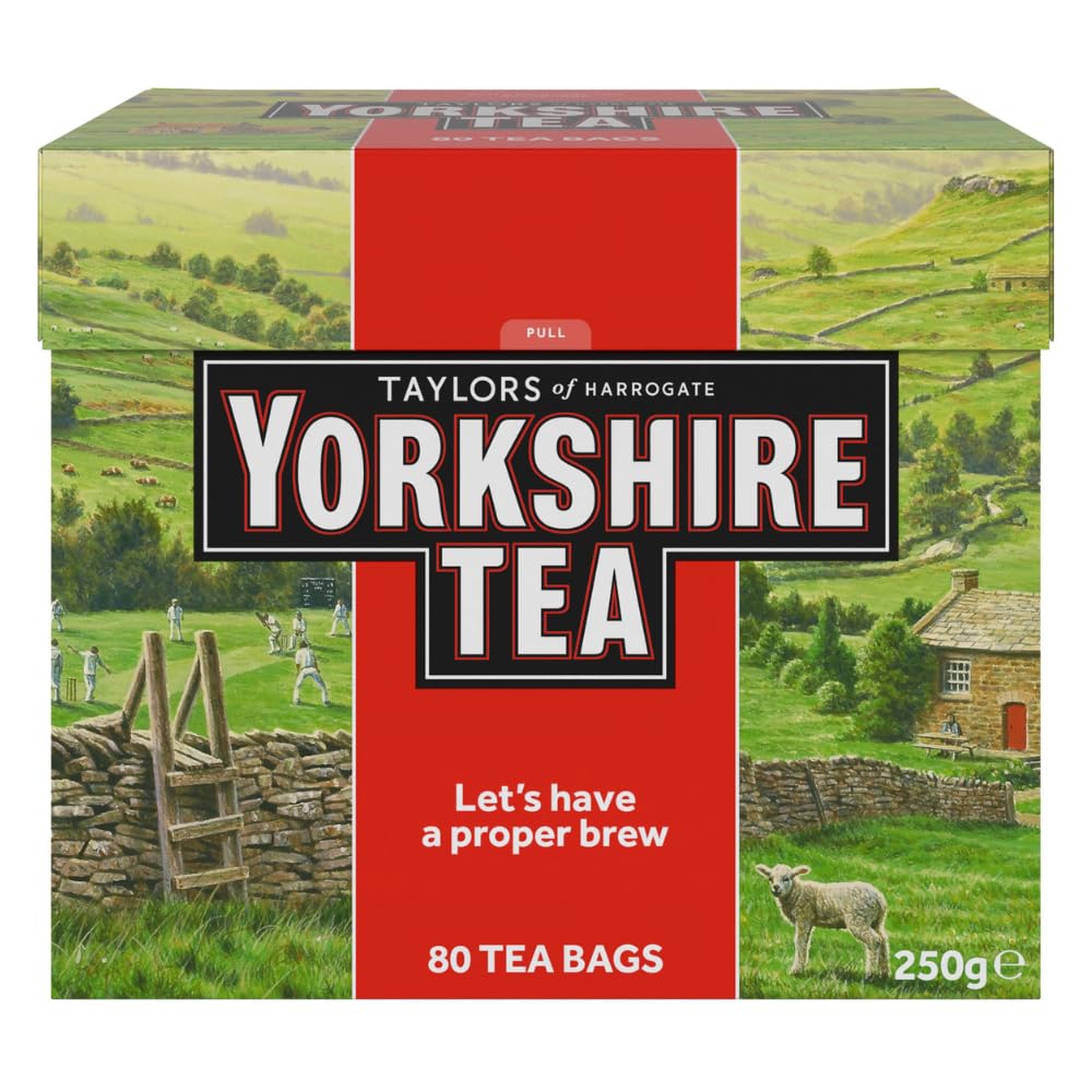 Taylor's of Harrogate Yorkshire Tea 250 g 80 Teebeutel, 5er Pack (5 x 250 g)
