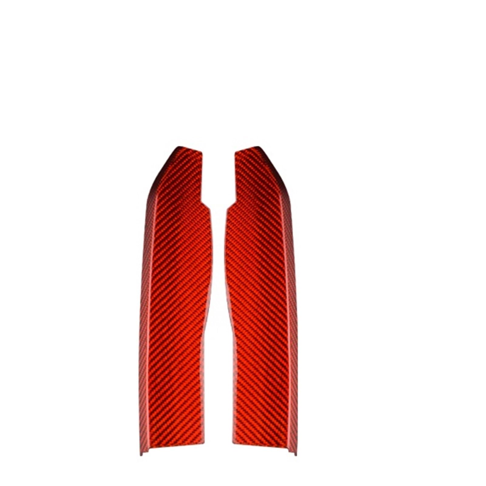 Car Trim Interior for Subaru for BRZ 2013-2020 Hard Carbon Fiber Accessories Interior Trim Car Central Control Decoration Cover Sticker Interior Mouldings(Red Center Control)