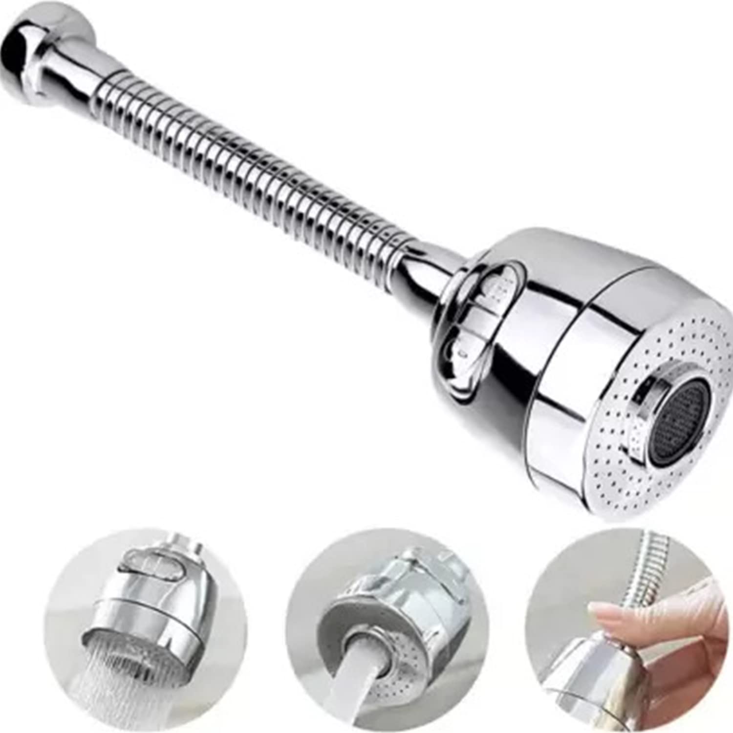 Emartt 360 Degree Rotating Faucet Extender for Kitchen Sink, Water Tap Cover for Easy Access & High Performance, Faucet Extender for Taps, Faucet Extension for Taps (B0B92MXXKD) Amazon Price History, Amazon Price Tracker