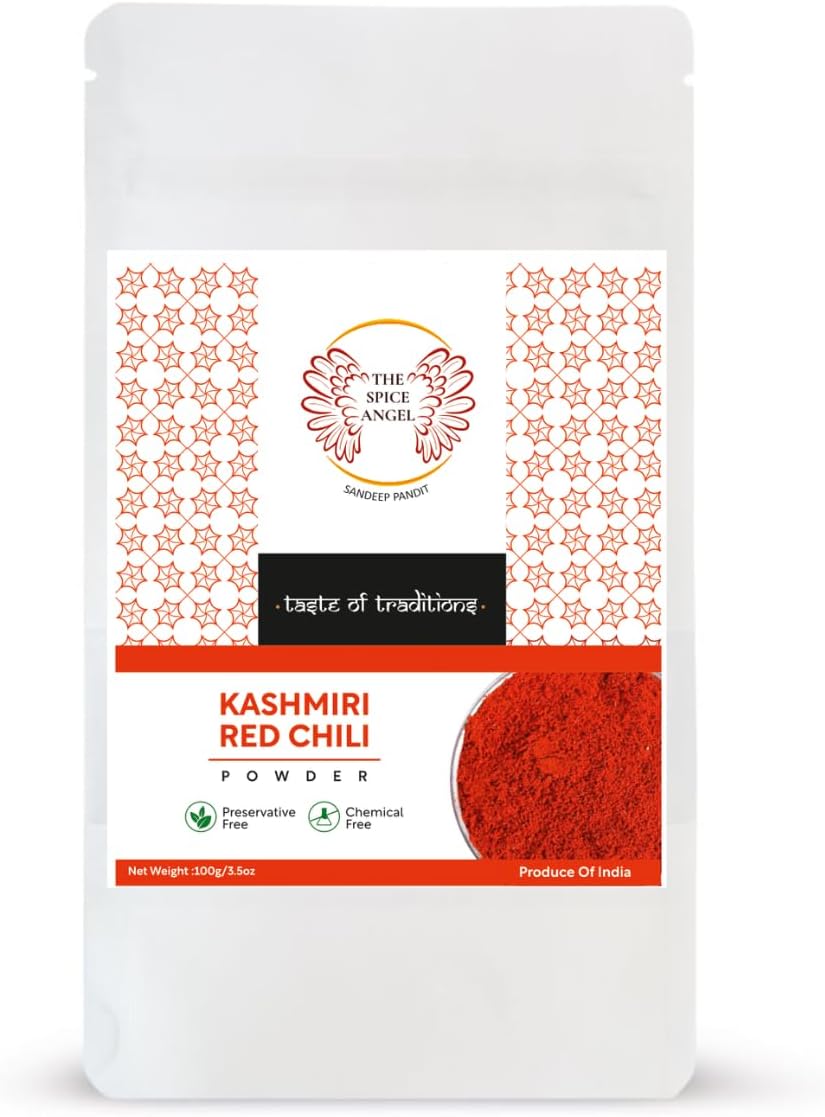 The Spice Angel Kashmiri Red Chili Powder by Chef Sandeep Pandit 100g