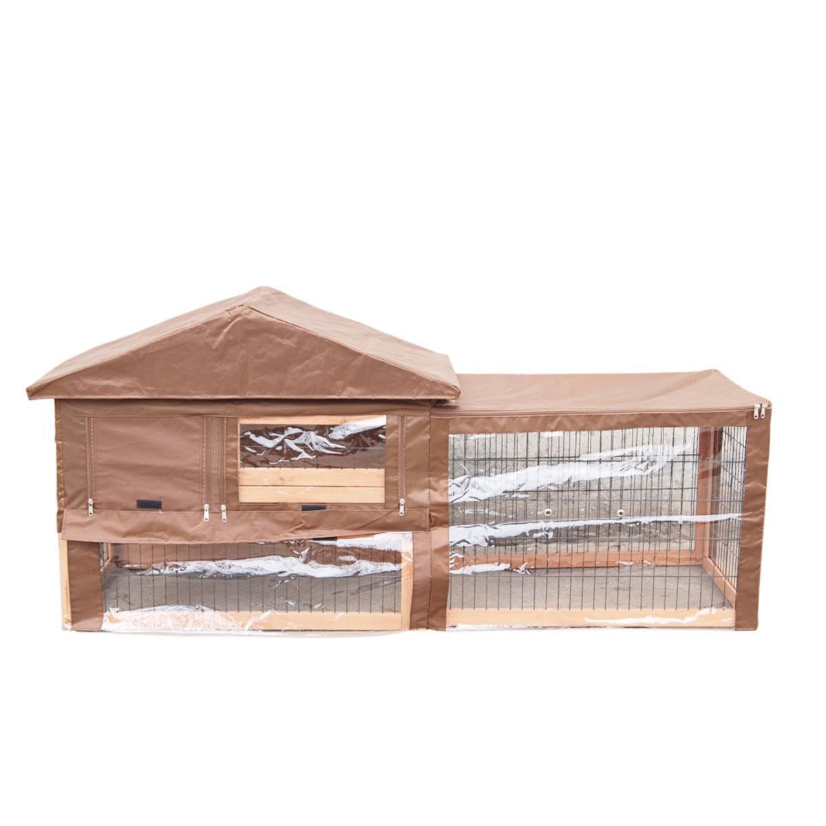 KCT Protective Weatherproof Hutch Cover for 5ft Two Tier Verona Rabbit Hutch with Run