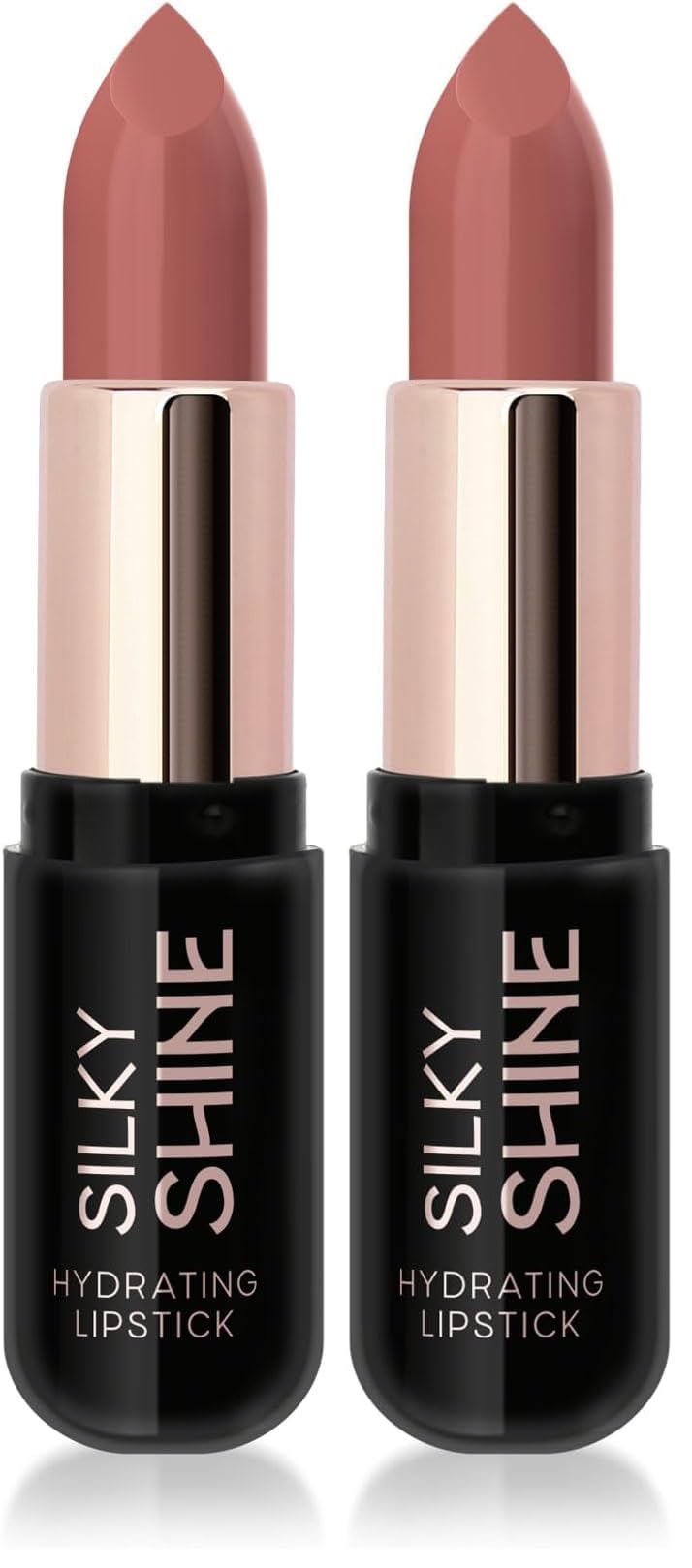GOLDEN ROSE Silky Shine Hydrating Lipstick - Nemlendirici Ruj No:207 (2 paketi)
