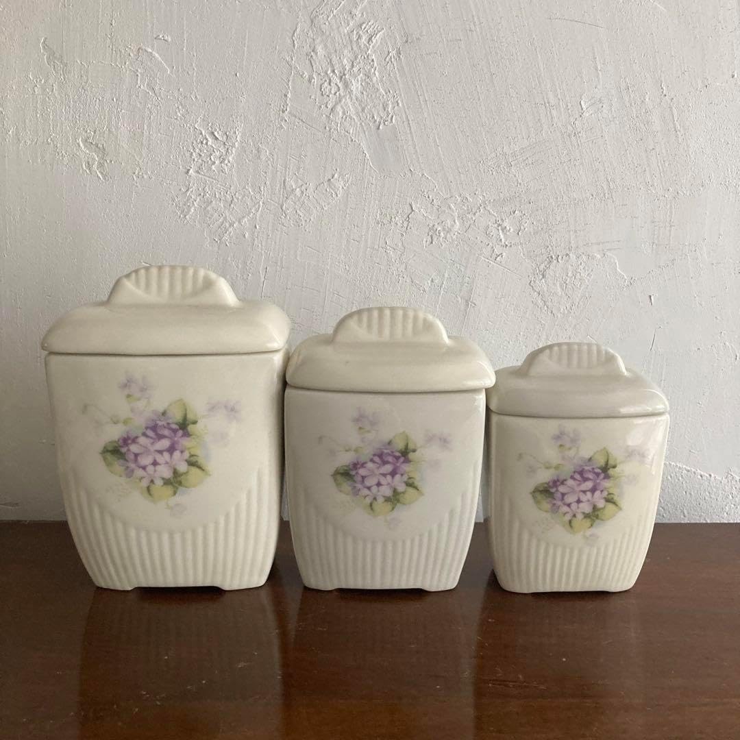 イマン 旧イマン 希少 キャニスター フローラ 3点セット 美品 おまけ2点 イマン 旧イマン 希少 キャニスター フローラ 3点セット 美品 おまけ2