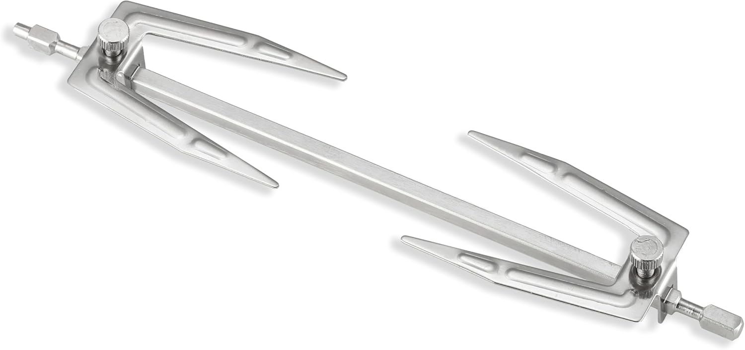 Close-up of the rotisserie spit accessory.