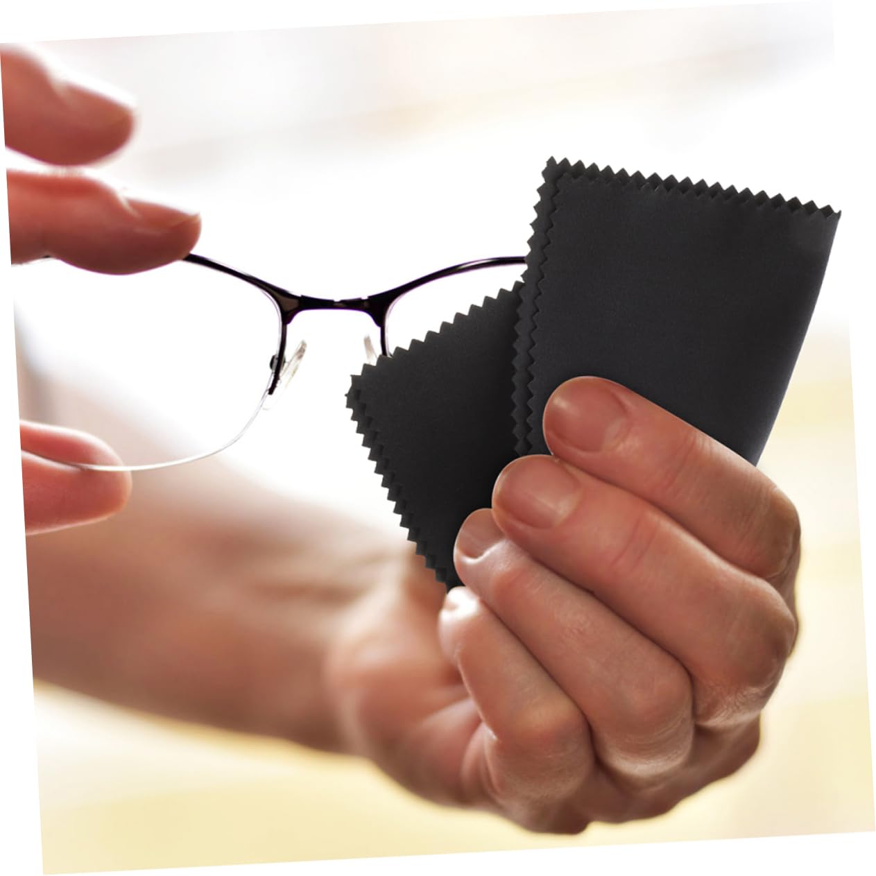 5 Series Gafas De Tela De Gafas Limpieza De Paños De Microfibra Limpieza De Gafas Anteojos De Tela Para Anteojos Paños De Lentes Anteojos Fibra Extrafina 50 Piezas X 5