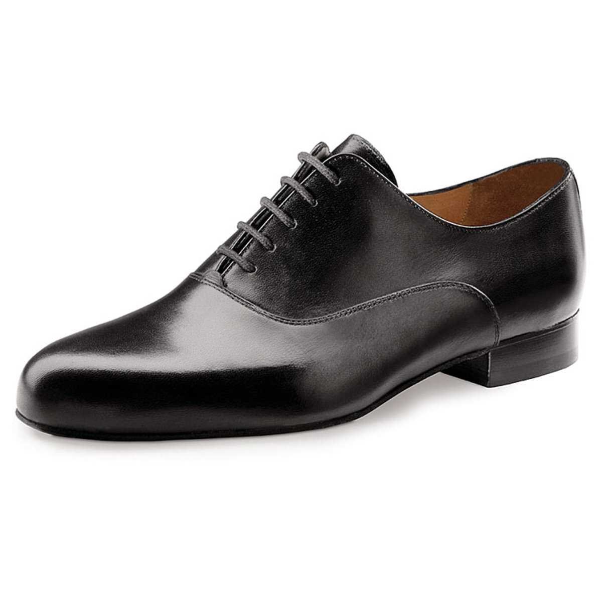 Werner Kern Herren Tanzschuhe Lugano 28015 - Leder Schwarz - Normalweite - 2 cm Standard Absatz - Made in Italy