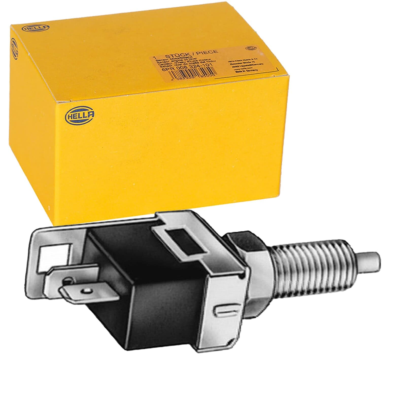 HELLA 6DF 007 364-001 Włącznik świateł STOP - 12V - 2-biegunowy - Zestyk rozwierny - elektryczny