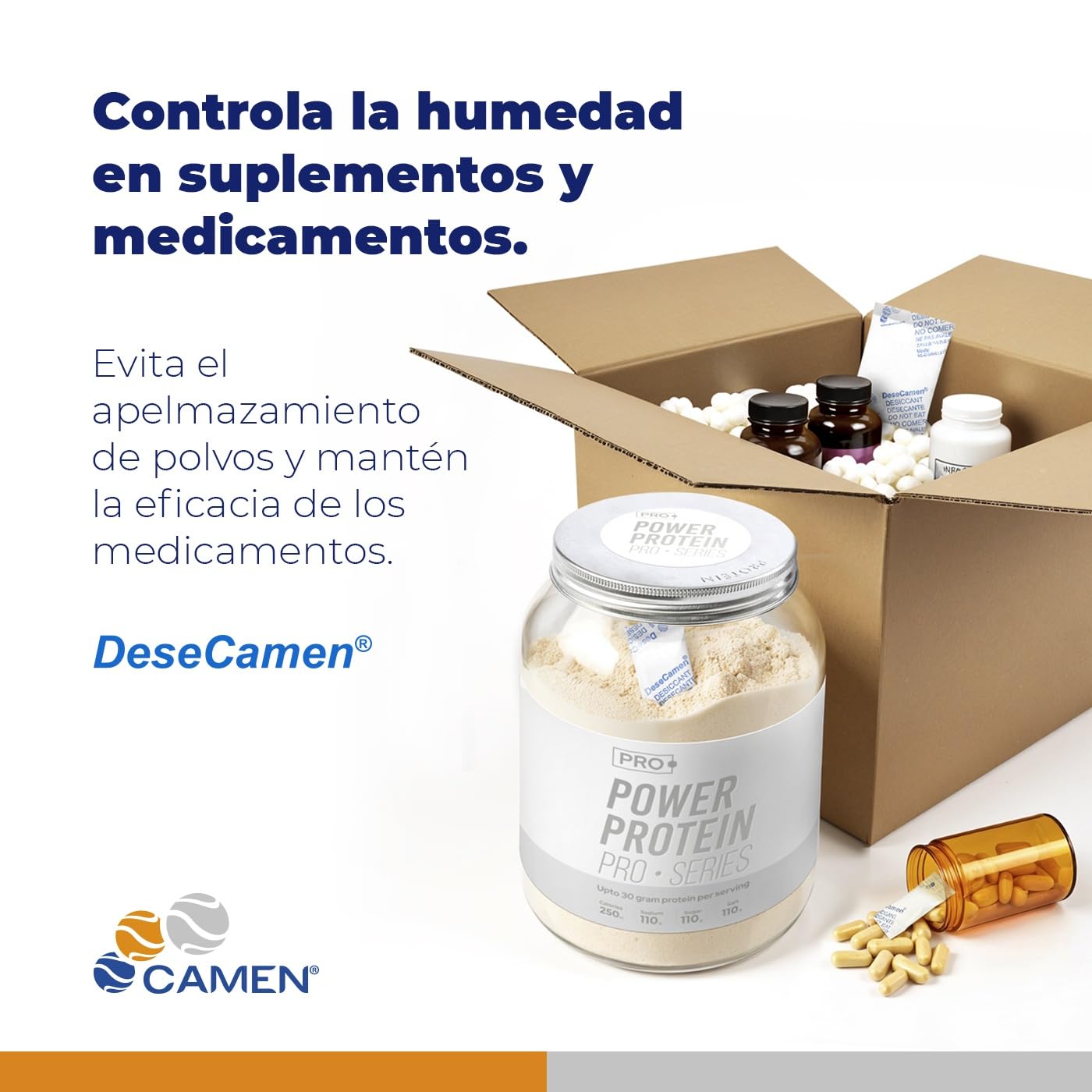 Desecamen - Bustine silice (1000 pezzi - 1g) - Silice gel - Deumidificatore - Essiccante - Assorbiumidità - inodore - non tossico - eliminano l'umidità e gli odori di muffa