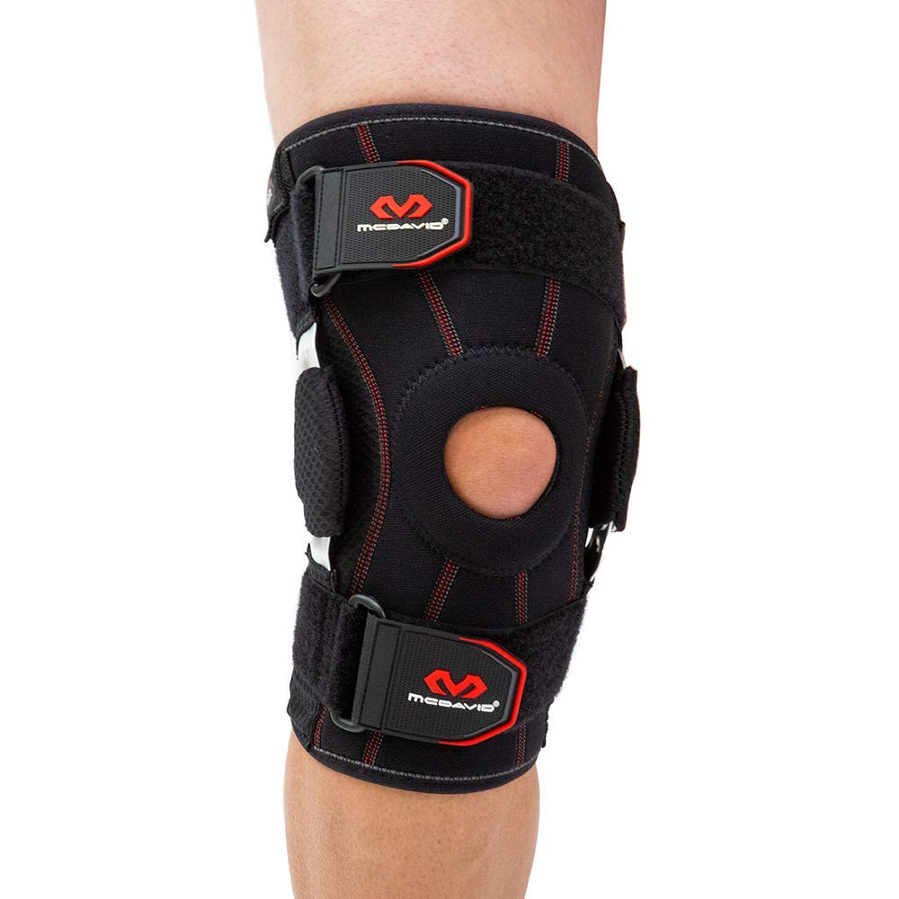 McDavid Knee Brace with Side Hinges. Maximum Knee Support & Compression