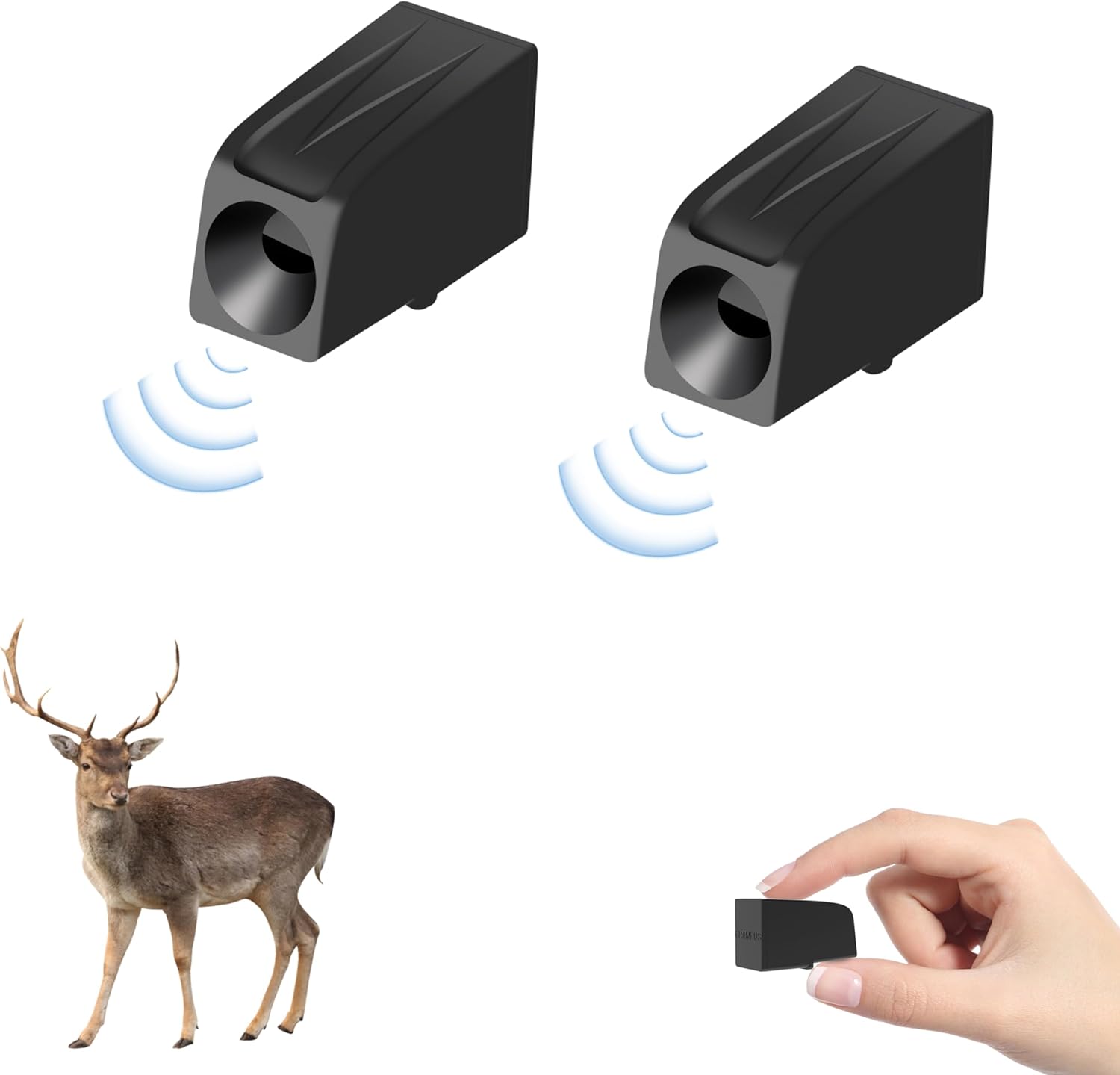 GRAMPUS Deer Whistles for Vehicles, Deer Whistles for Car