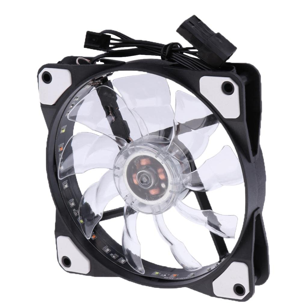 Msiwach 120mm Case Fan Long Life Hydraulic Bearing Computer Cooling Fan