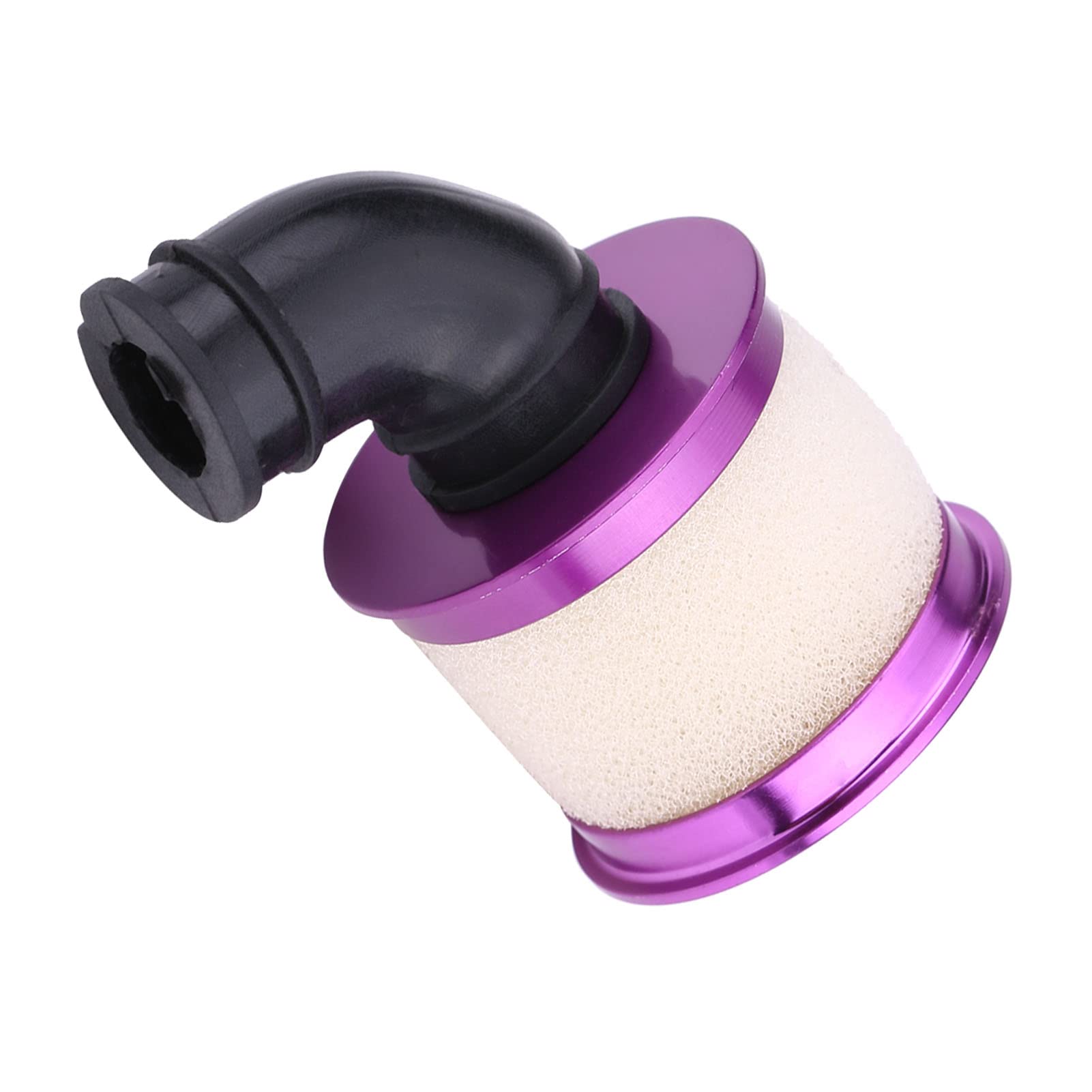 Filtro Aria RC, Filtro Aria con Cappuccio in Lega di Alluminio con Spugna Filtrante per Motore 1/8 Power Ricambi Motore RC Accessori Auto Modello(Purple)