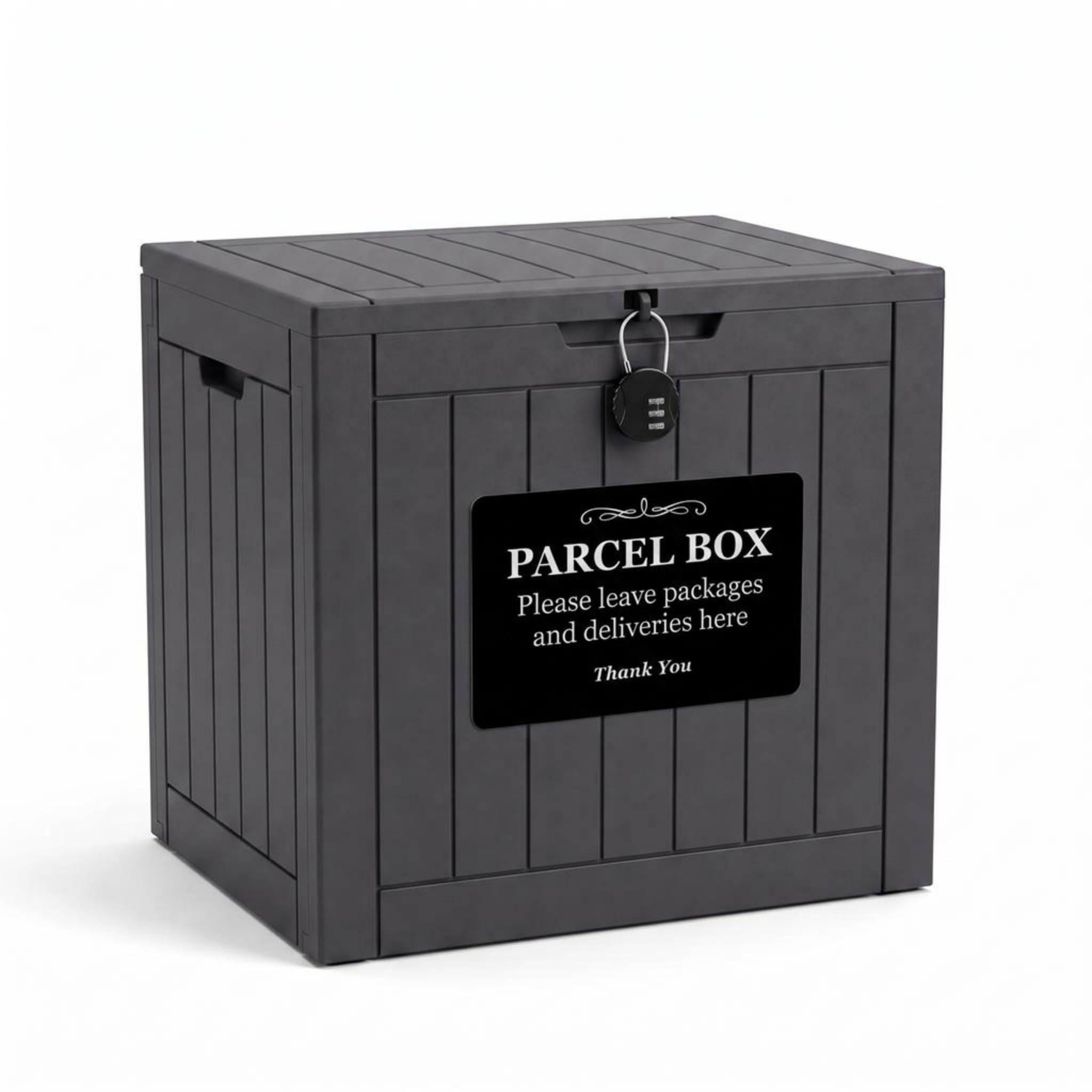 Build Rapido Lockable Outdoor Storage Box - Waterproof Garden Storage Box