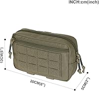 Vista 38 de EXCELLENT ELITE SPANKER Bolsa táctica Molle administrador para chaleco táctico pecho cintura paquete utilidad herramienta bolsa táctica EDC bolsa