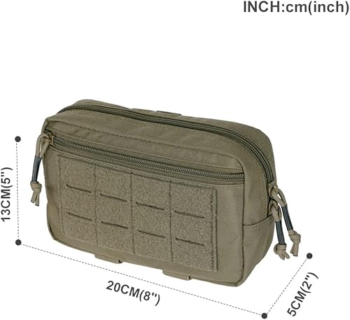 Miniatura 38 de EXCELLENT ELITE SPANKER Bolsa táctica Molle administrador para chaleco táctico pecho cintura paquete utilidad herramienta bolsa táctica EDC bolsa