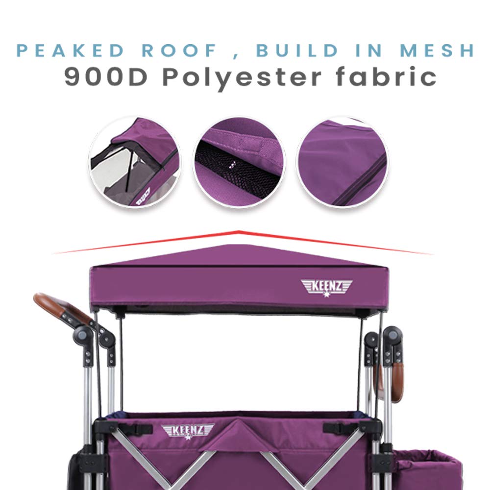 Keenz 7S Premium Deluxe Foldable Wagon-Stroller
