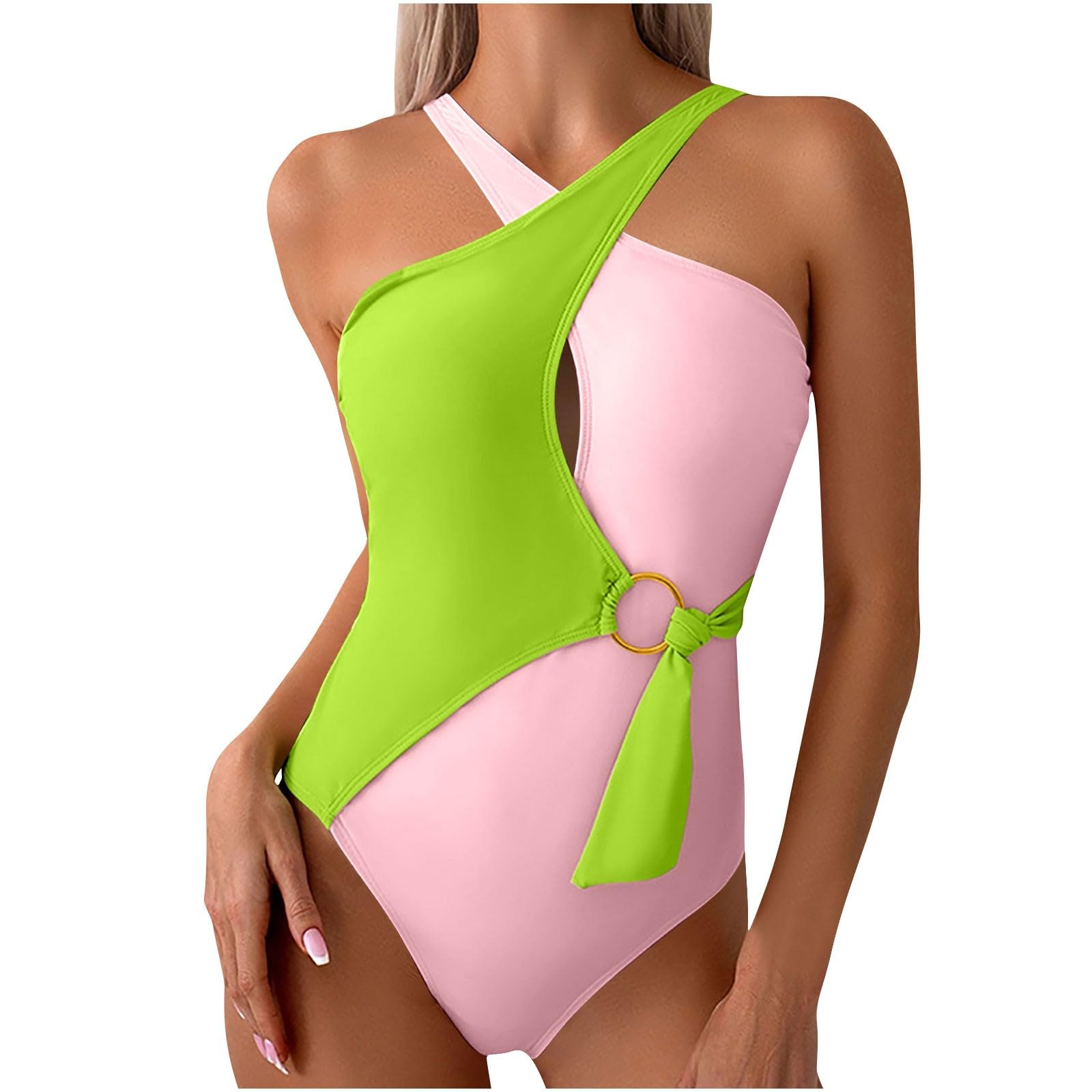 for Ladies Color Block Bodycon Work Out Athletic Jogger Sexy Swimwear Catsuit Women 2026 Trendy