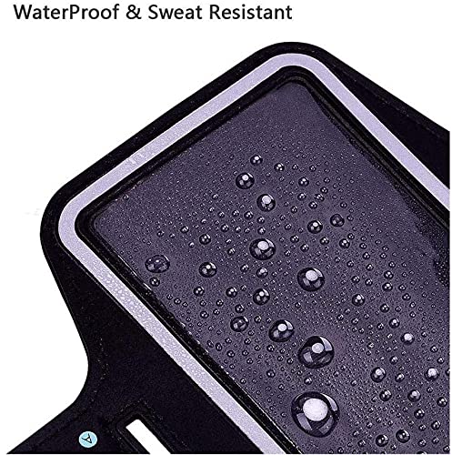 LuxeBass Xiaomi Redmi Note 8 Pro Sportarmband – Zwart – Neopreen – 1 sleutelhouder – Spatwaterproef - Image 7