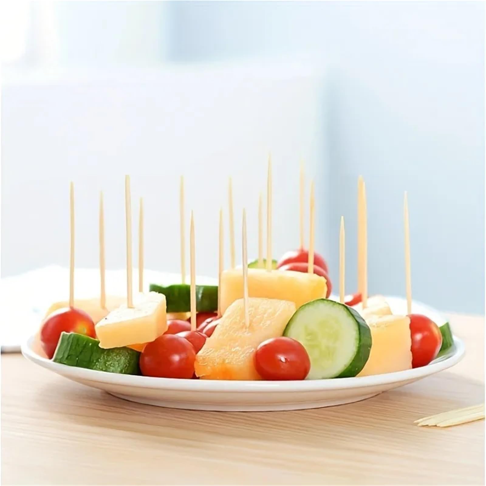 Stuzzicadenti in Legno 6000 Pezzi di bambù USA e Getta for la casa, Il Ristorante, l'hotel, Tavolo da Pranzo, Gli Strumenti Portatili for Pulizia dei Denti -Stuzzicadenti da Cocktail