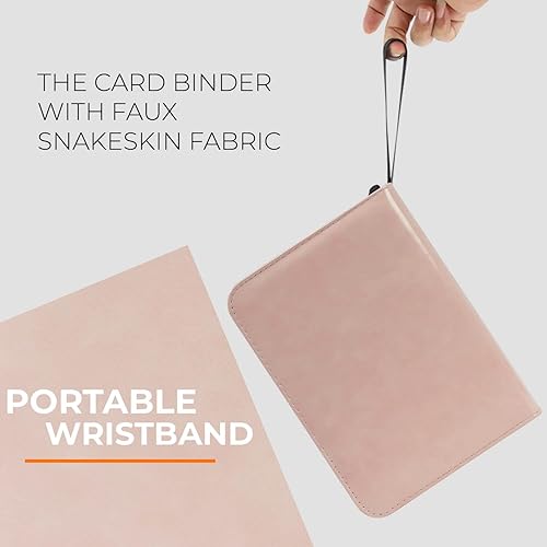 Miniatura 9 de Carpeta de tarjetas coleccionables con cremallera, carpeta de álbum de tarjetas coleccionables de 9 bolsillos, carpeta de bolsillo de carga lateral