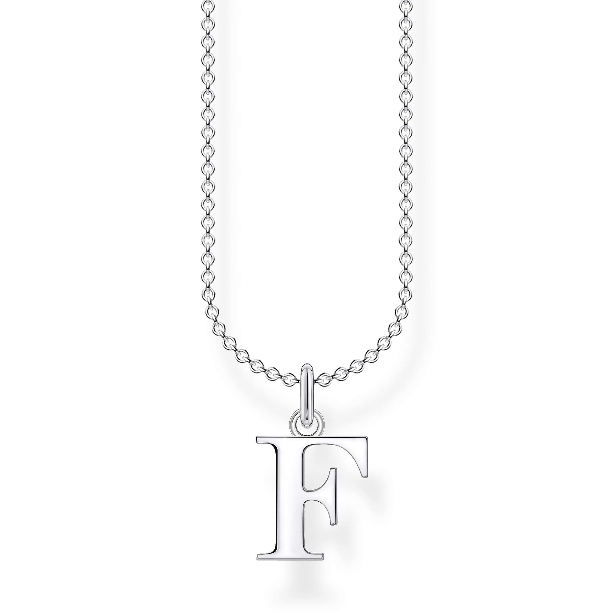 Thomas Sabo Necklace letter F 925 Sterling Silver
