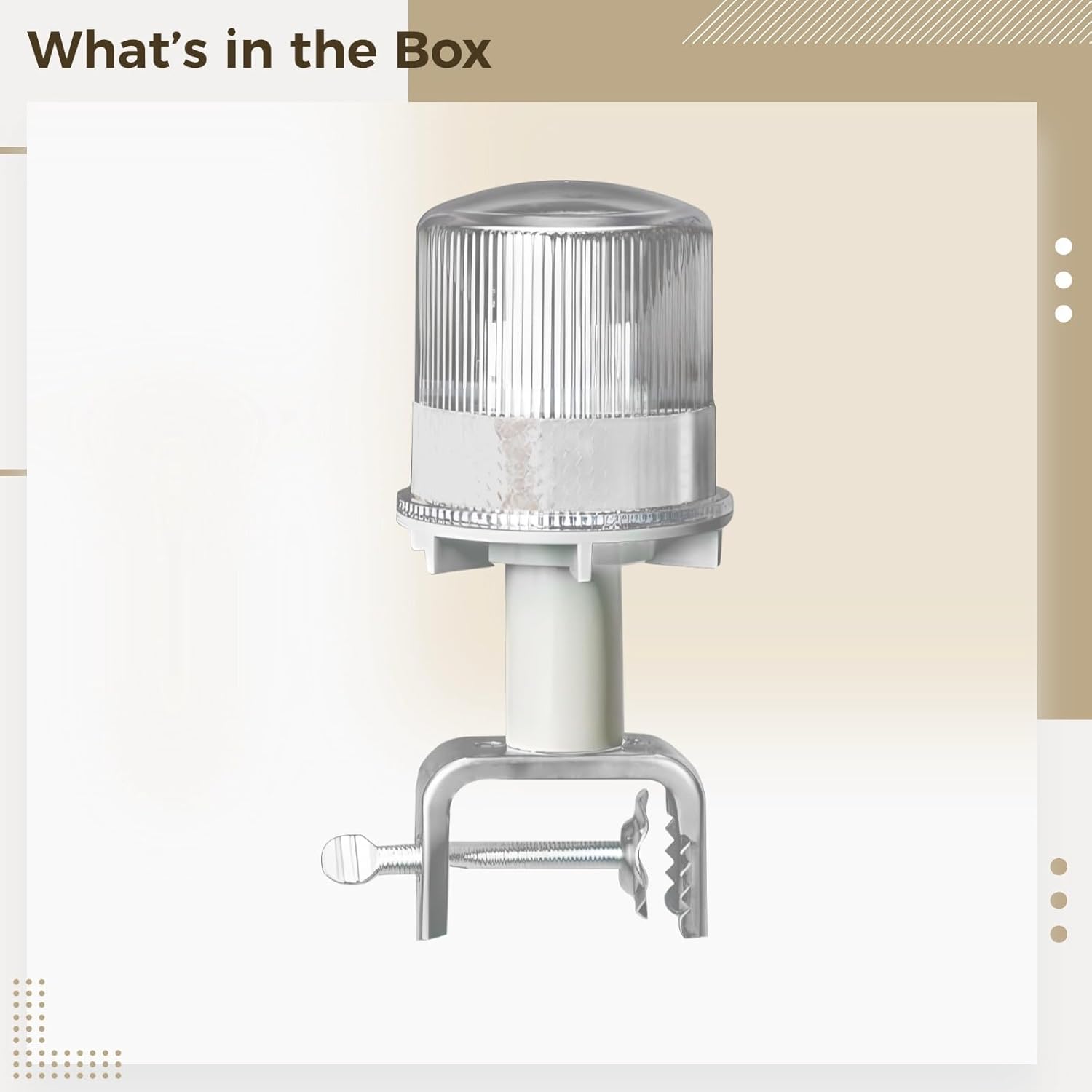 Solar Led Light For Marine And Road Safety, 360-Degree Visibility, Auto-Control, Red Reflective Band