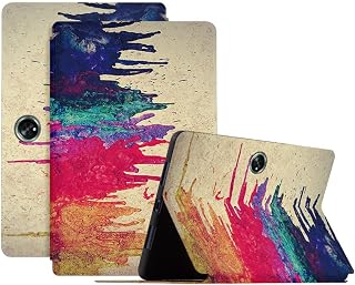 Ultra Thin for OnePlus Pad Case 11.61 inch Multi-Angle Viewing Stand Tablet Case TPU + PU Leather Kickstand Case[Oil Painting Series]- 06