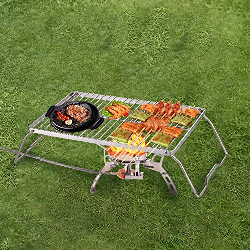 YOPAY-Folding-Campfire-Grill-with-Legs-Carrying-Bag-304-Stainless-Steel-Grate-Barbeque-Grill-Heavy-Duty-Portable-Camping-Grill-for-Picnics-Backpacking-Outdoor-136-Inch--9-Inch--65-Inch