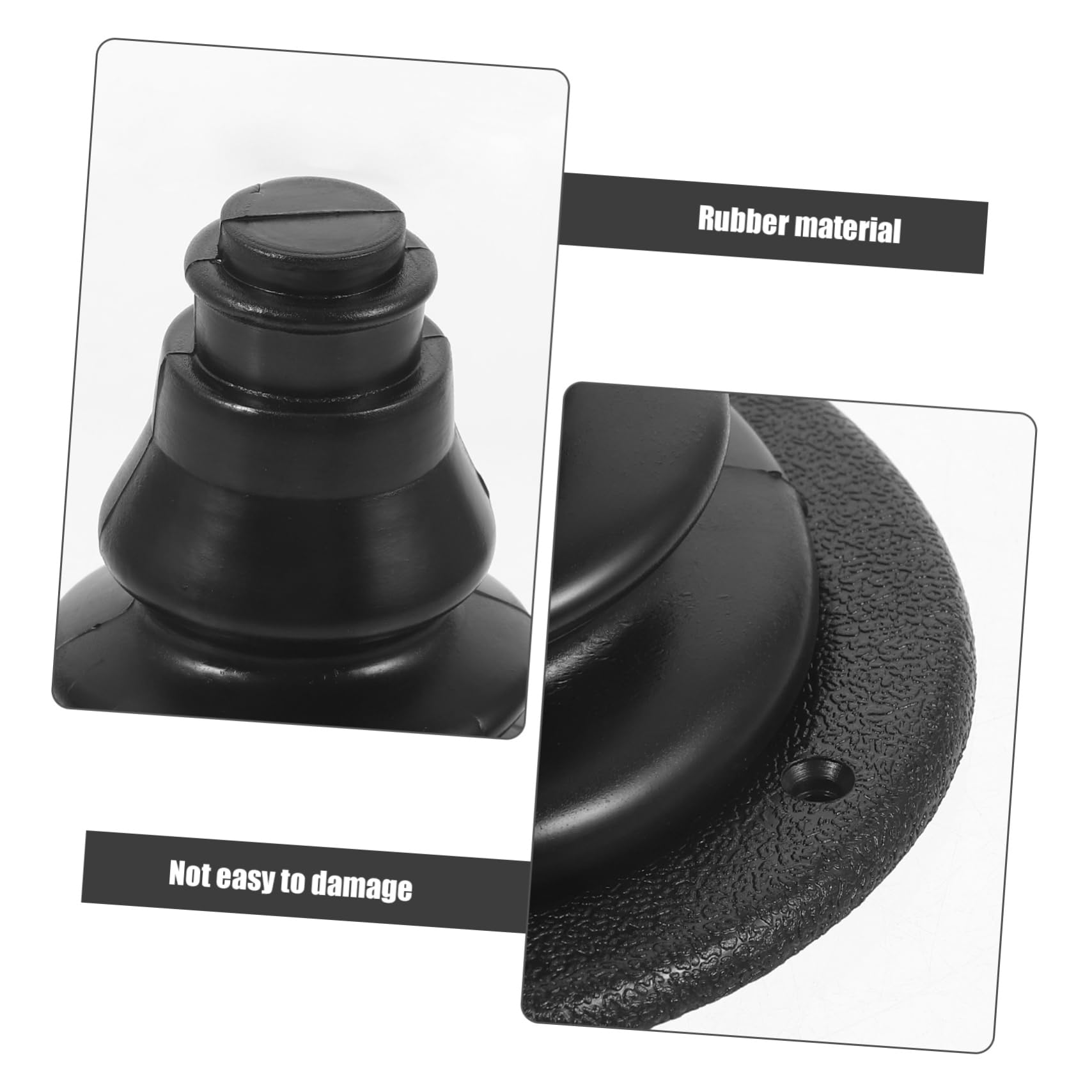 POPETPOP 5 Pezzi Avvio per Cavo dello sterzo della Barca Marina Avvio Cavo Marino Protezione in Filo Metallico Protezione del Cavo a Spirale Protezione del Filo Gomma da Cancellare Nero