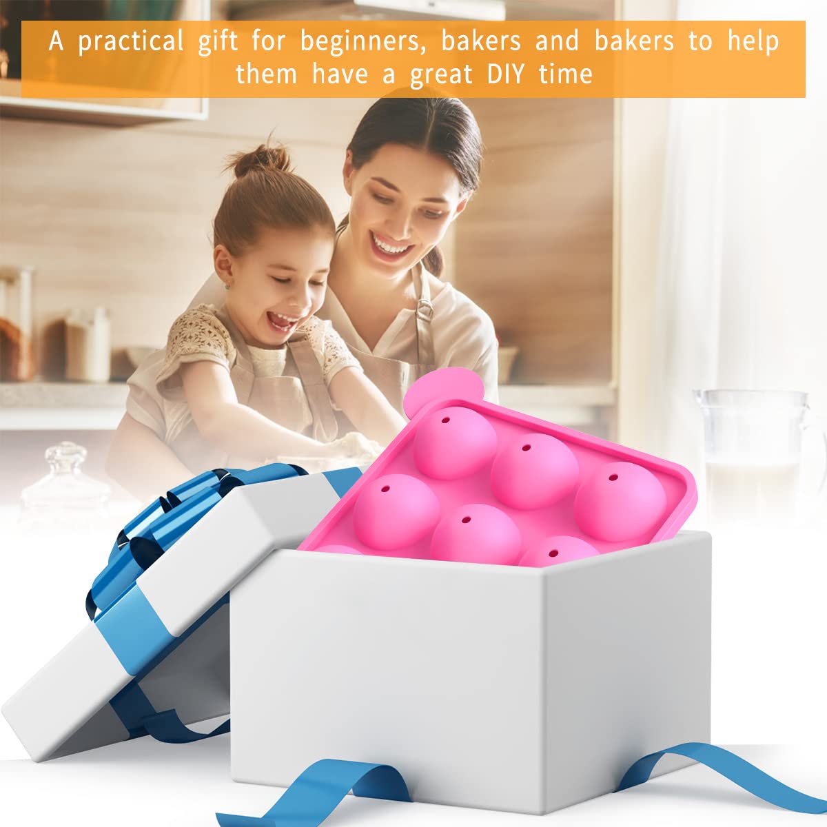 Gâteau Pour Pop Maker Avec Support Moule Et Bâtons De Sucette