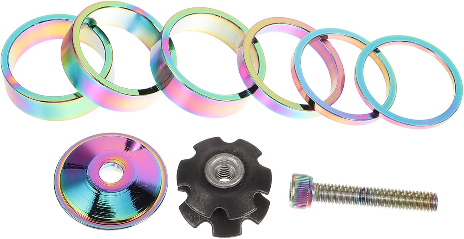 UPKOCH Road Bike Head Gasket Washer Spacer Mountain Sturdy Head Spacer Stem Head Spacers Washers Spacer Kit
