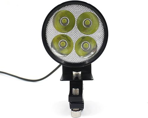 Miniatura 4 de LEORX 12V-80V 20W faro LED para motocicleta, bicicleta eléctrica, accesorios para faro delantero de auto (negro)