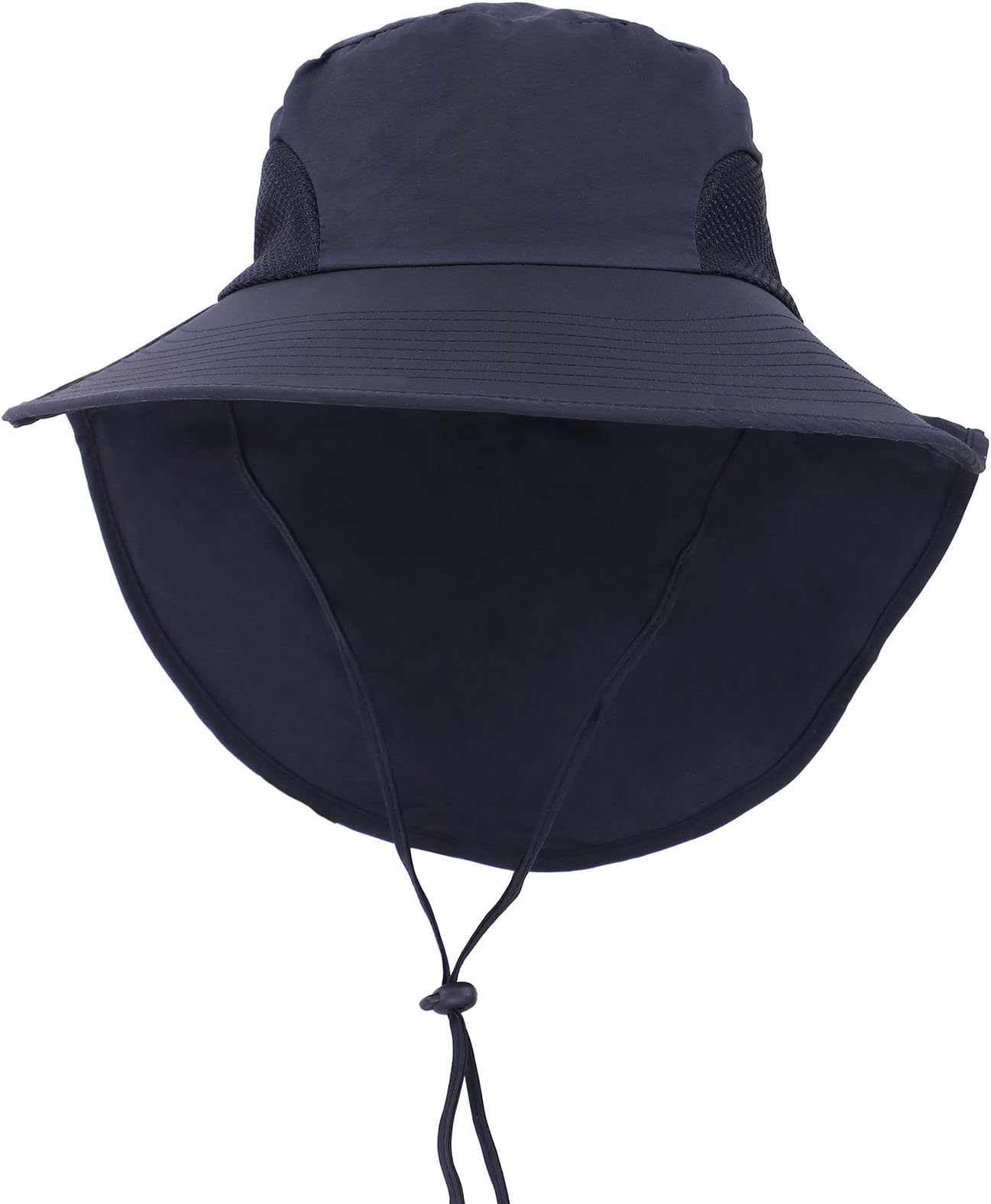 Women's Large Foldable/Roll Up Canvas Sun Hat w/UPF 50+ & Bow Decoration