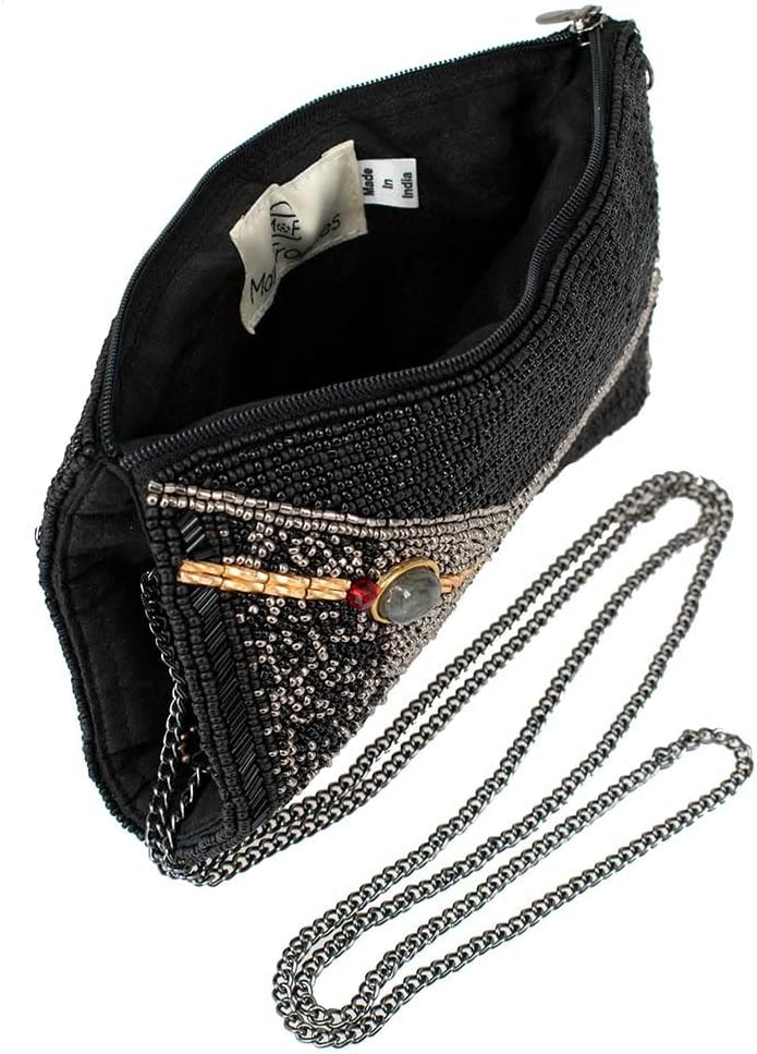 Mary Frances Make It Dirty Beaded Crossbody Cell Phone Bag Clutch Martini-Themed Evening Purse, Multiple - Image 6