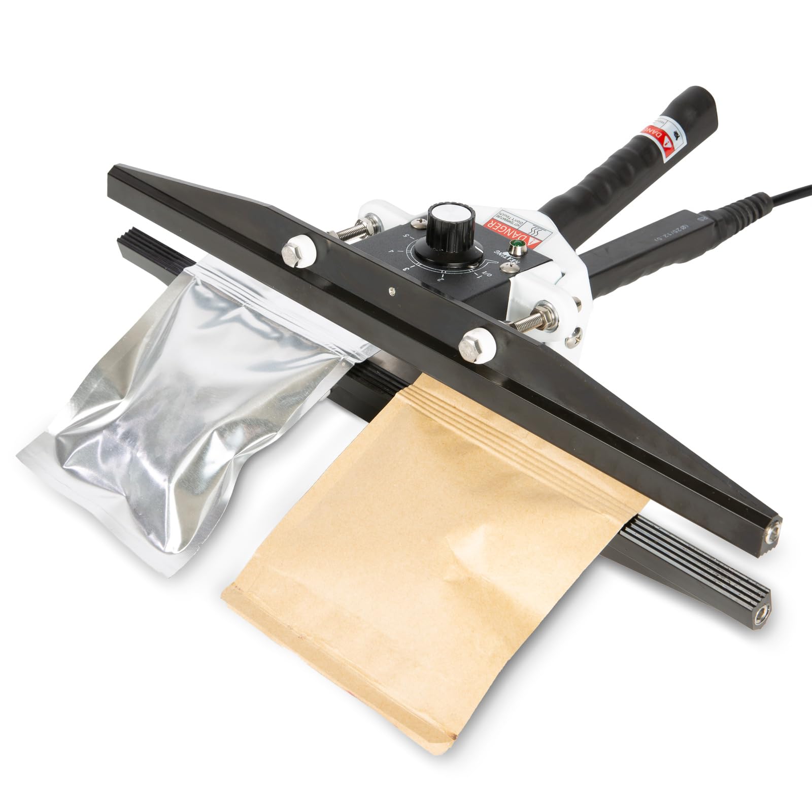 Portable Hand Held Heat Sealer Machine-R-PACK FKR-400, 16 Inches, For Foil Bag, Kraft Bag, Mylar Bags