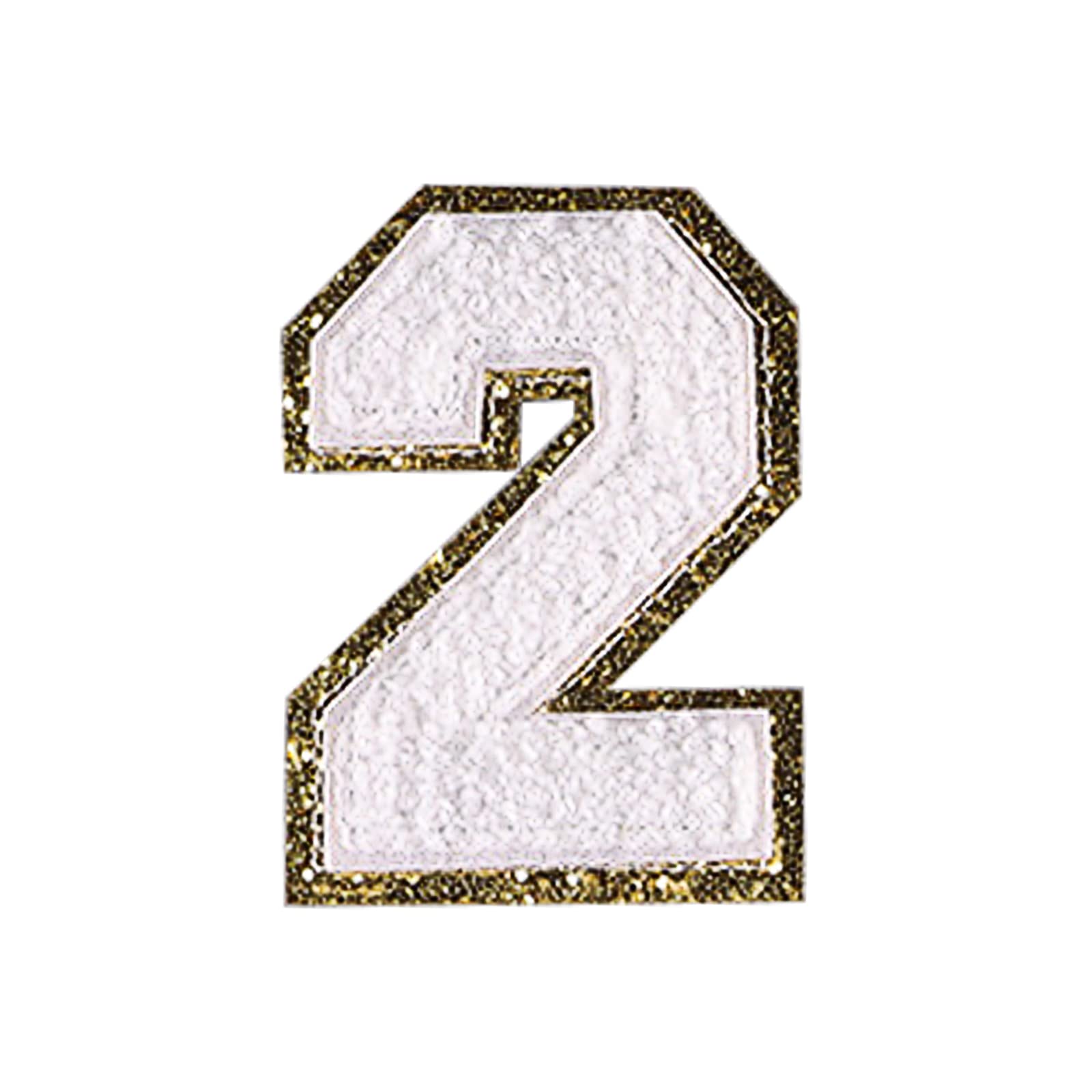 Patch Iron on-10 Pieces English Alphabet Initial A-Z/Numbers 0-9 Decorative Repair Embroidered Patches, Sew On Glitter Sewing Appliques Clothing Badges for Hats DIY Art Crafts Decorations