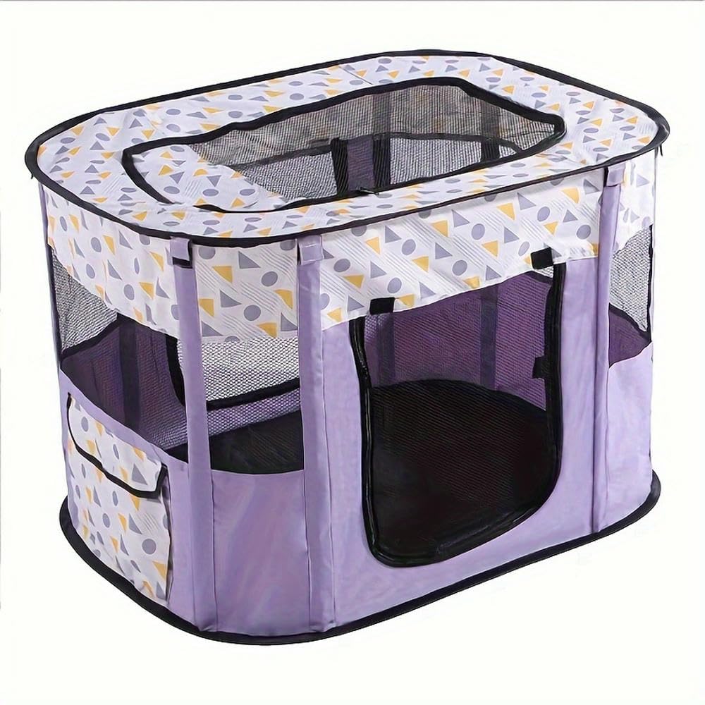 ZBDZSW Recinzione rettangolare pieghevole per cani, forniture per animali domestici, tenda per cuccioli, nido per cani, stanza per il parto