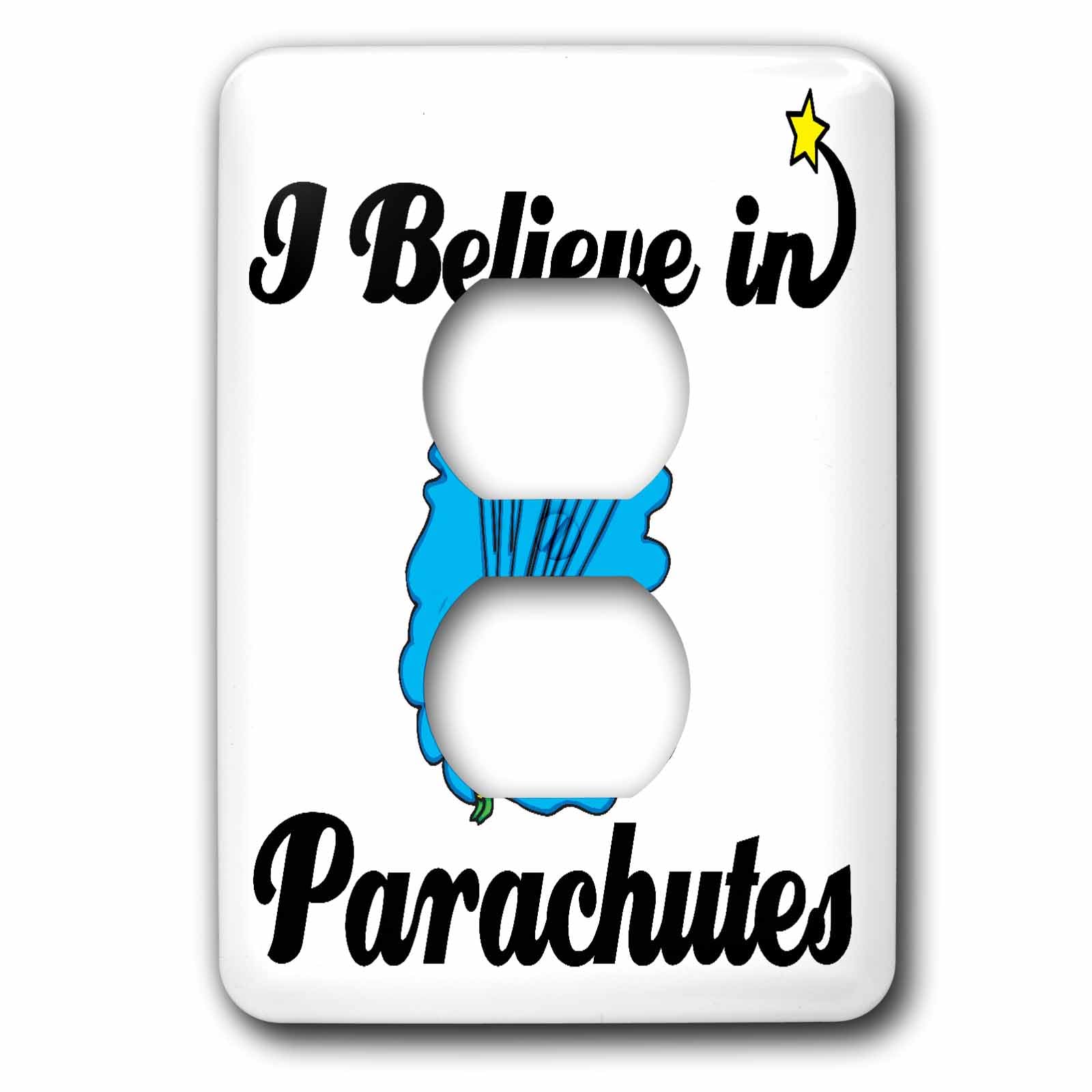 I Believe In Parachutes prise murale pour chambre d'ado et bureau moderne