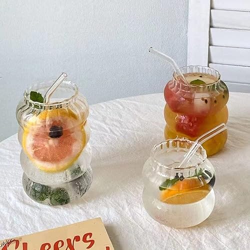 Miniatura 4 de Taza de té con leche y fruta, bebida fría, taza de fruta, café con leche, botella de agua, vasos estilo nórdico, grano vertical, Phnom Penh, vaso de