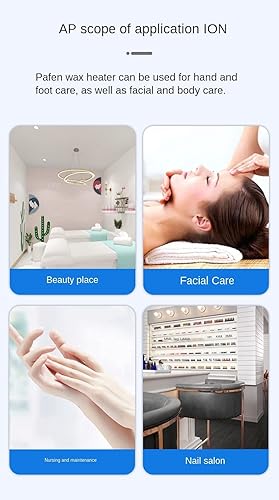 Miniatura 2 de Calentador de cera de una sola olla, máquina profesional de calentador de cera eléctrico, equipo de spa de piel facial con juego de temperatura