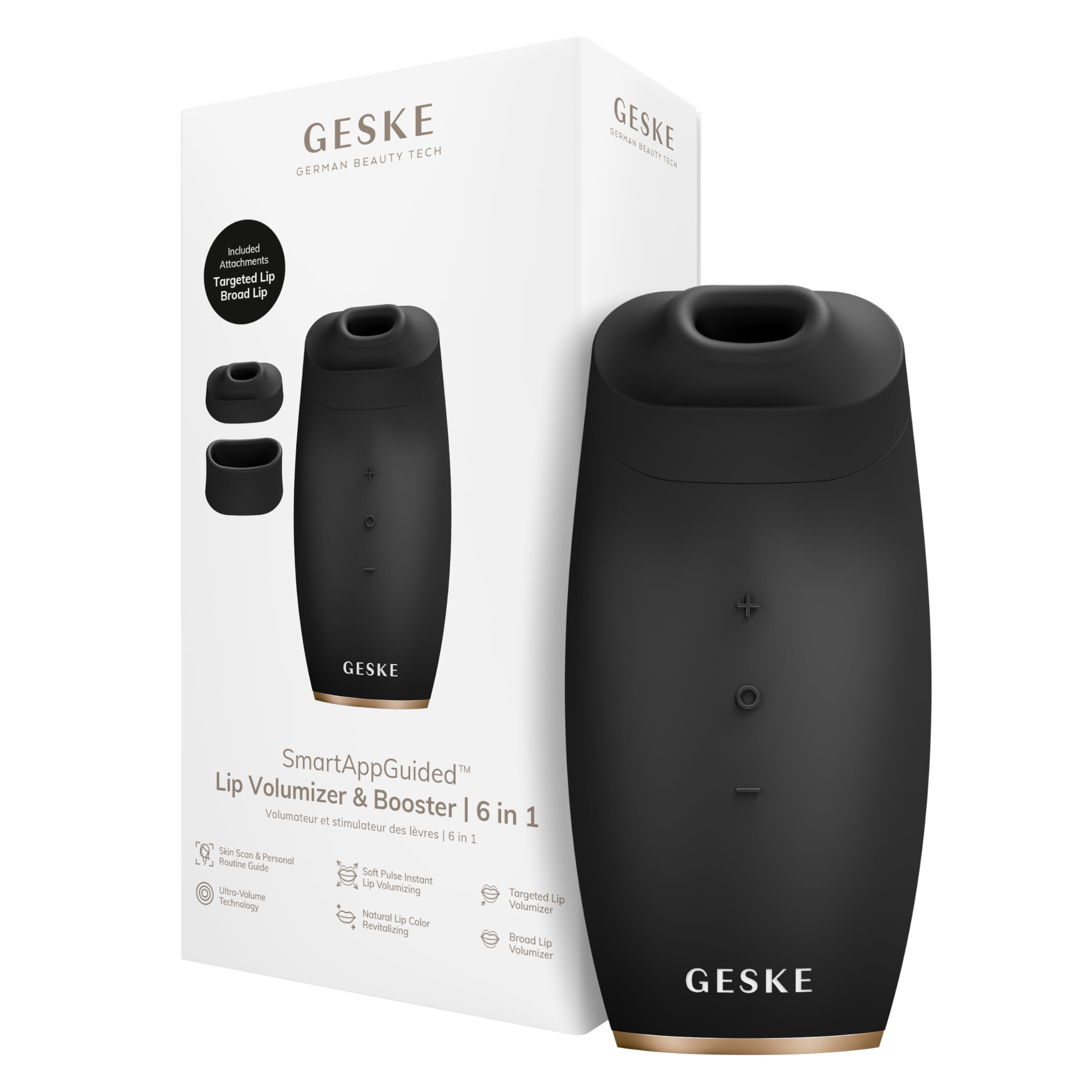 GESKE Lip Volumizer 6 in 1 | SmartAppGuided Lip Volumizer & Booster
