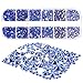 Produktbild MWOOT 2000 Stück Steinchen, Glitzersteine in 6 Größen (2-5mm), Strassstein Set mit Pinzette und Picking Stift für Nageldesign Blau