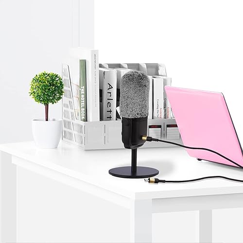 Miniatura 6 de Geekria For Creators - Parabrisas peludo compatible con Elgato Wave 1, onda 3 micrófonos DeadCat Wind Cover Muff, cubierta de pelusa, reducción de