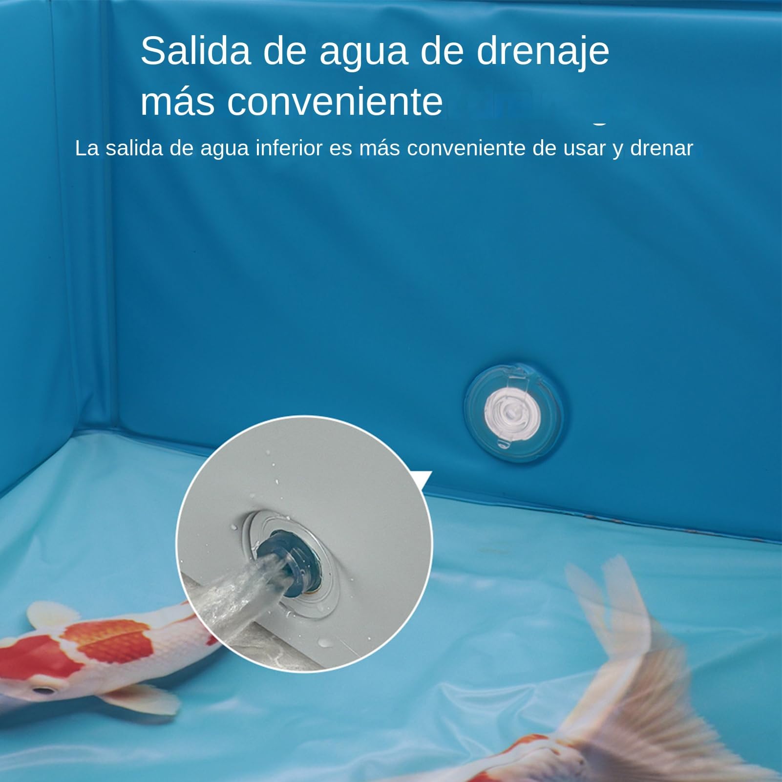 Piscina De Agua Poco Profunda para Perros PVC Piscina De Agua Plegable para
