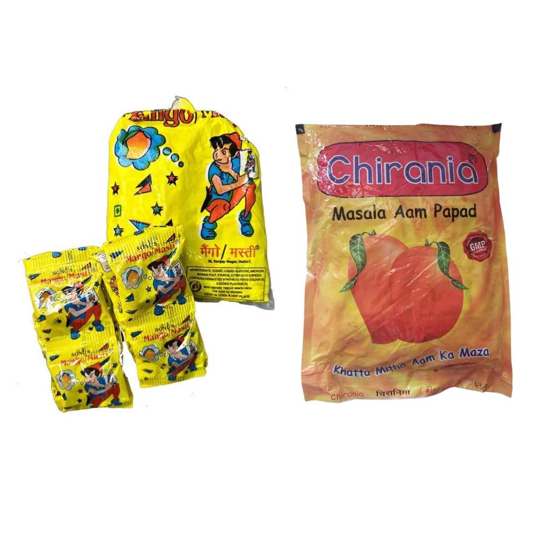 Mango Masti Original Sonus Pack of 20 Packets || Khatta & Meetha Aam Papad of 20 Packets || Combo Pack || 90s Candy (B0CZ4HZZ49) Amazon Price History, Amazon Price Tracker