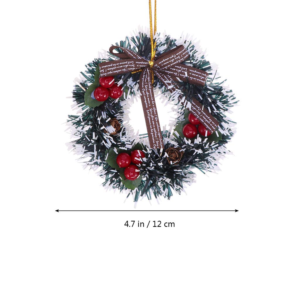 Guirlande De Noël Mini PVC Belle Porte Créative Tenture Tenture Guirlande Ornement Guirlande d'arbre De Noël pour La Décoration De La Fête À La Maison 2
