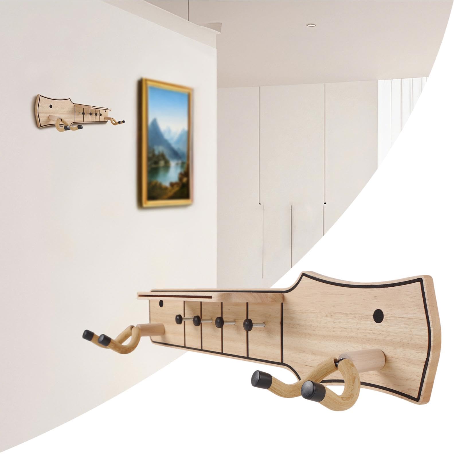 Hak ścienny do gitary, haczyki do gitary na ścianę Wieszak na gitarę