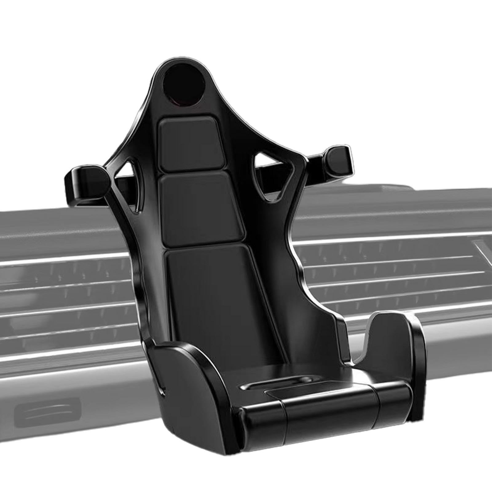 Soporte de teléfono para asiento de carreras, soporte de teléfono para asiento de carreras, soporte de teléfono móvil para coche, soporte de teléfono para rejilla de ventilación de coche,