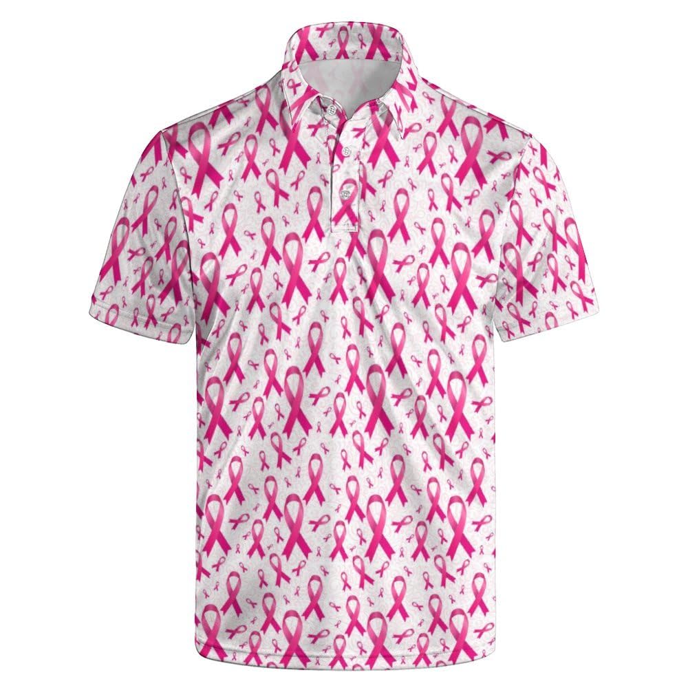 Mens Funny Golf Polo Shirts Short Sleeve Quick Dry Polo Shirts